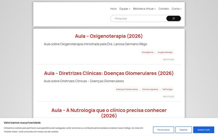 Screenshot of clinicamedicaipsemg.com.br