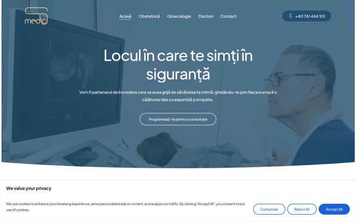 Skjermbilde av clinicamedics.ro