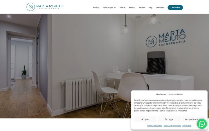 Screenshot of clinicamejuto.com