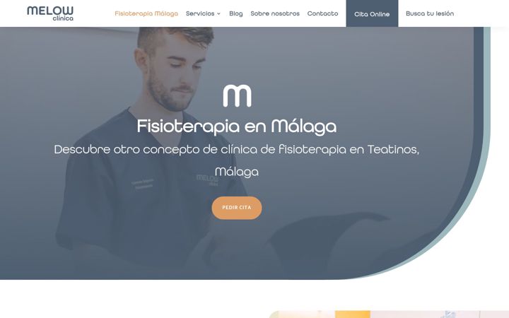 Screenshot of clinicamelow.com