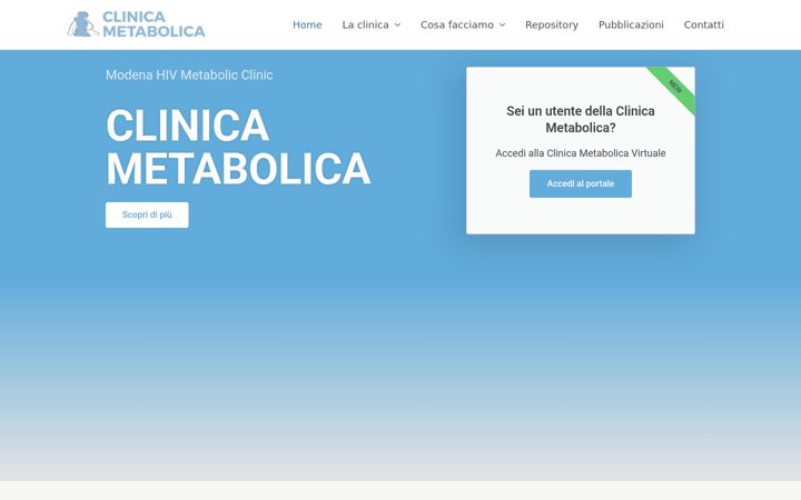 Screenshot of clinicametabolica.it