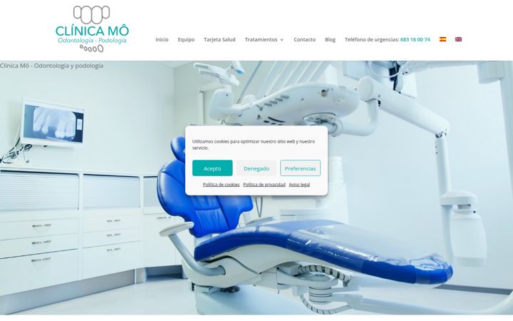 Screenshot of clinicamo.es