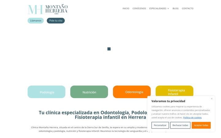 Captura de ecrã de clinicamontanoherrera.es