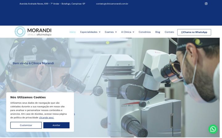 Screenshot of clinicamorandi.com.br