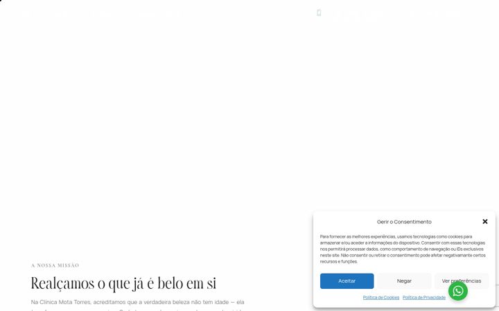 Ekrano kopija clinicamotatorres.pt