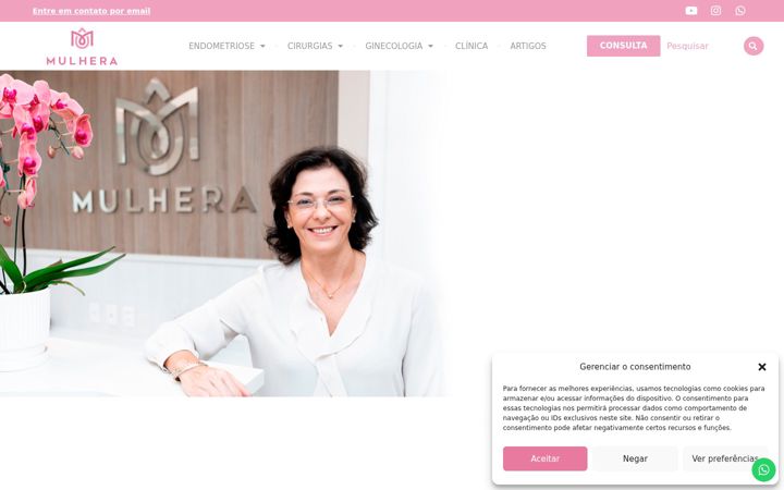 Screenshot of clinicamulhera.com.br