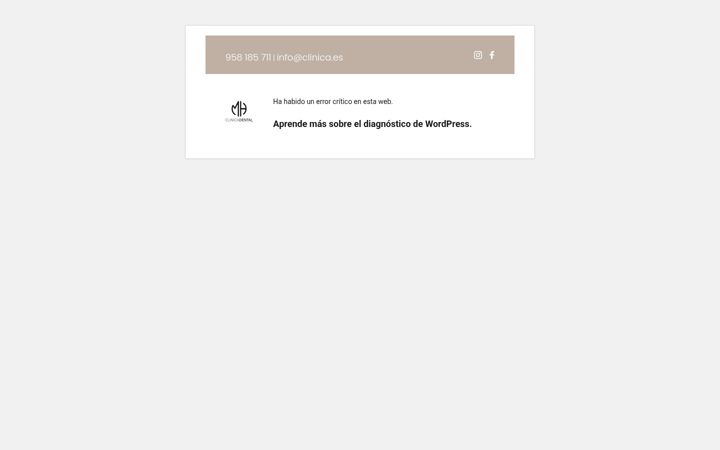 Screenshot of clinicamyh.com