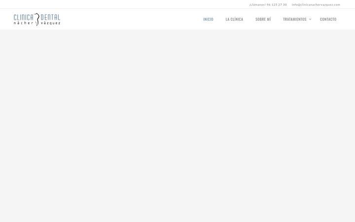 Screenshot of clinicanachervazquez.com
