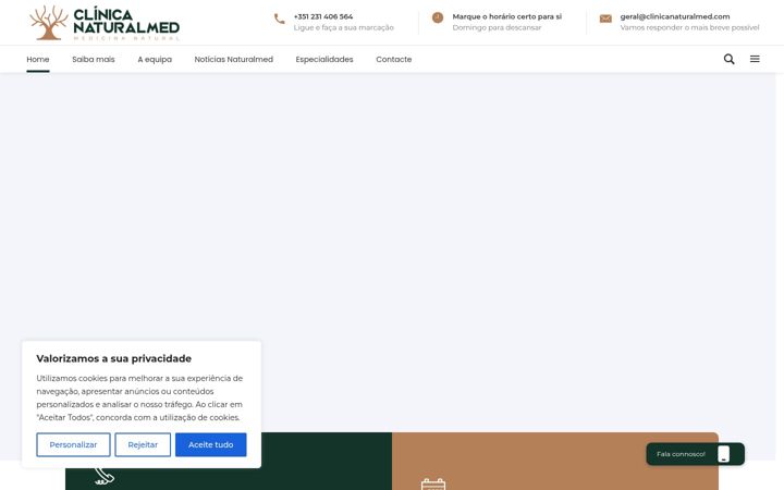 Screenshot of clinicanaturalmed.com