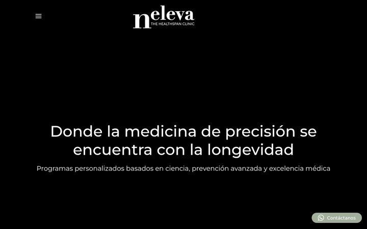 Screenshot of clinicaneleva.com