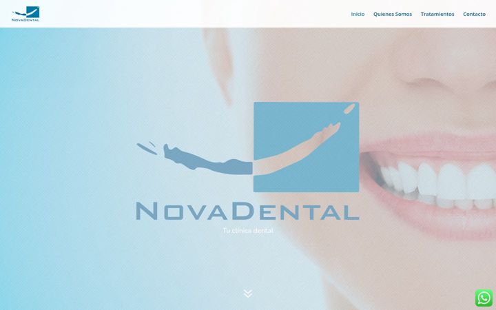 Screenshot of clinicanovadental.es