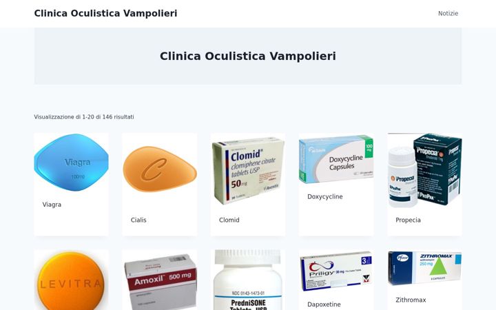 Screenshot of clinicaoculisticavampolieri.it