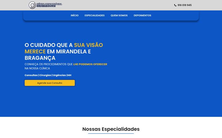 Screenshot di clinicaoftalmologicaguilhermesantos.pt