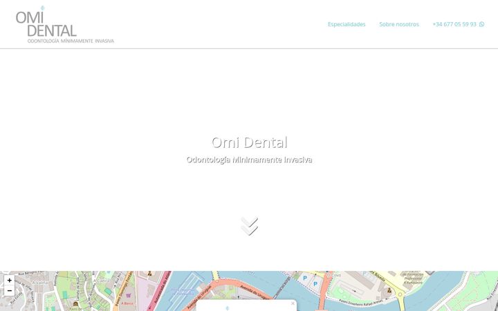 Screenshot of clinicaomidental.com