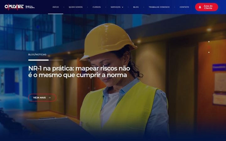 Skjámynd af clinicaopusnet.com.br