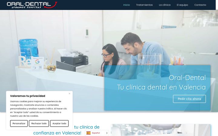 Screenshot of clinicaoraldental.com