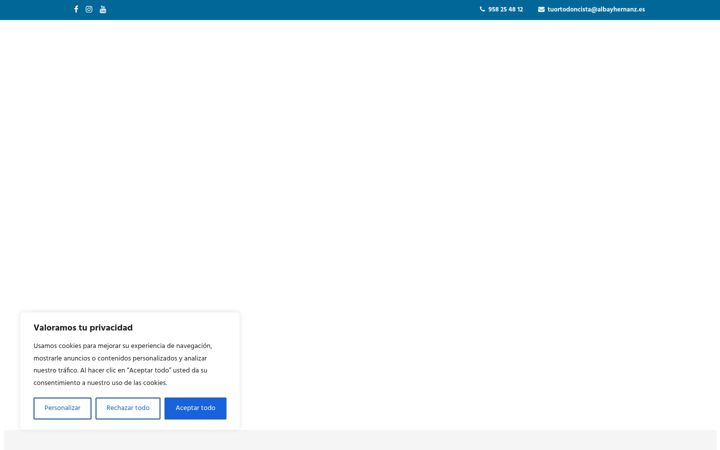 Screenshot of clinicaortodonciagranada.com