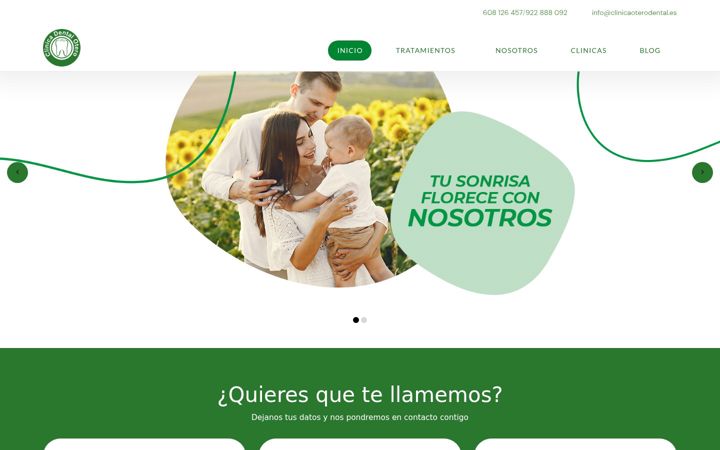 Screenshot of clinicaoterodental.es