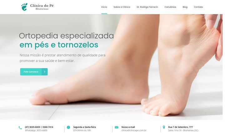 Screenshot of clinicape.com.br