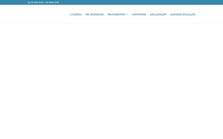 Captura de pantalla de clinicapelicioni.com.br