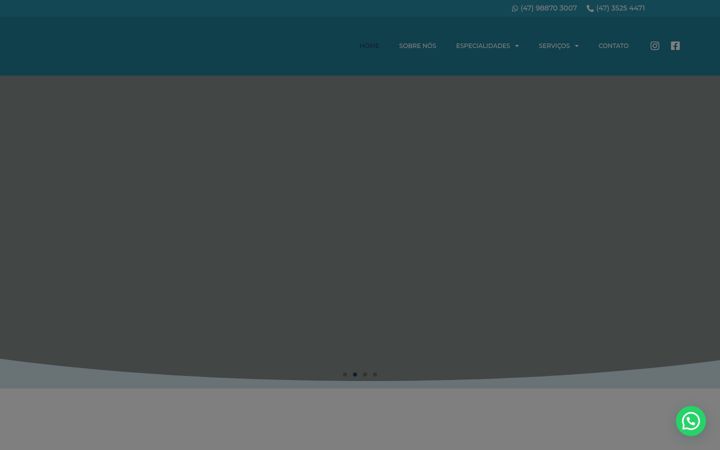 Screenshot of clinicaphysio.com.br
