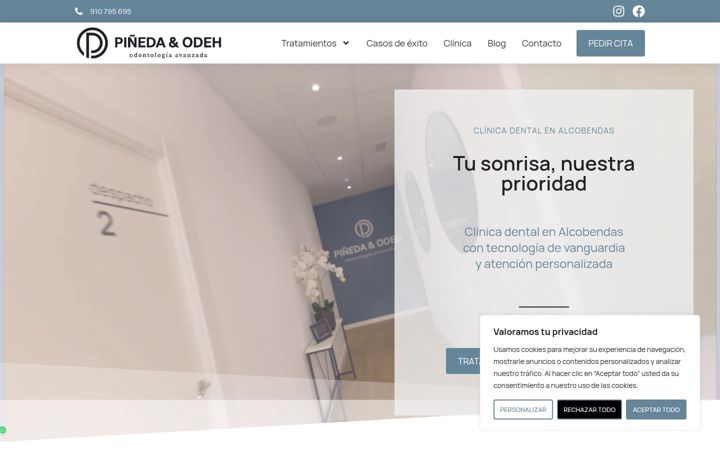 Screenshot of clinicapinedaodeh.com