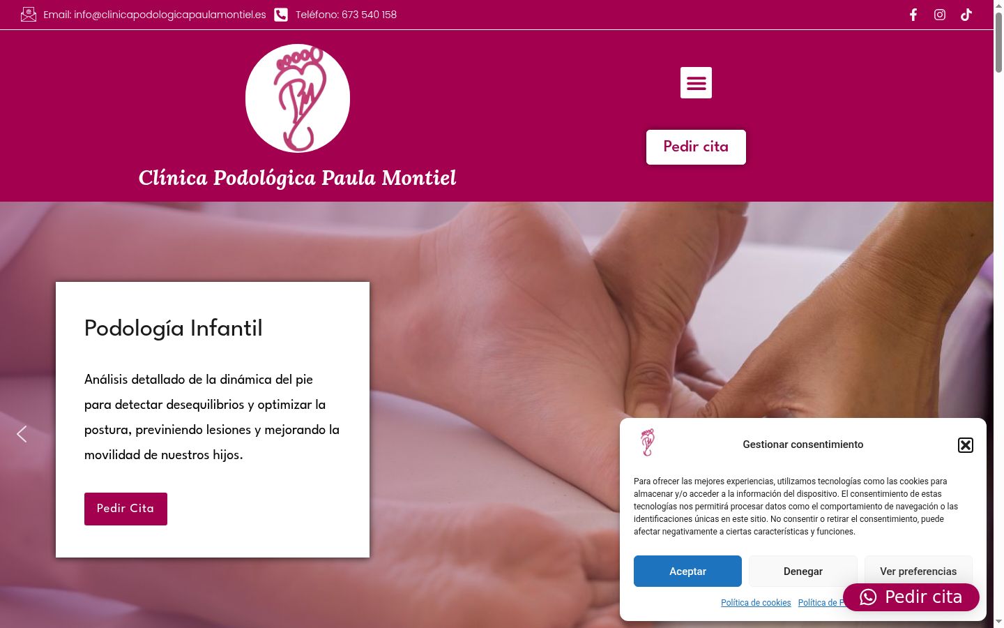 Posnetek zaslona pasice za privolitev, prikazane pred kakršno koli interakcijo