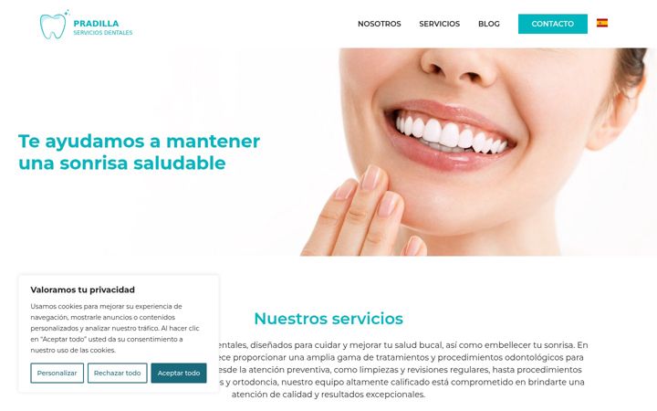 Screenshot of clinicapradilla.com