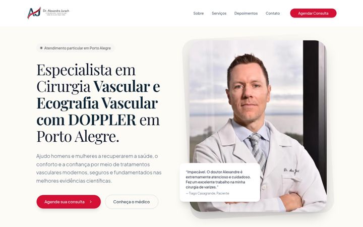 Screenshot of clinicapraiadebelas.com.br