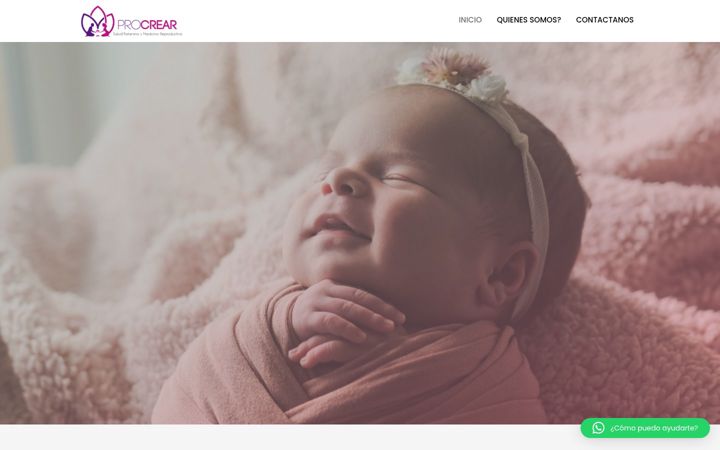 Screenshot of clinicaprocrearec.com