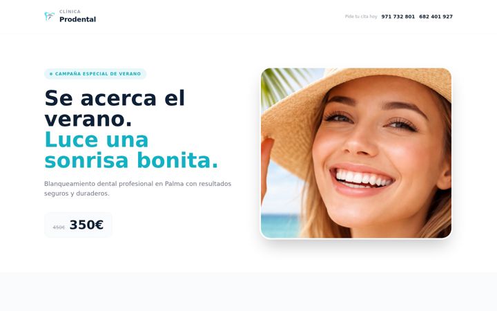 Screenshot of clinicaprodental.es