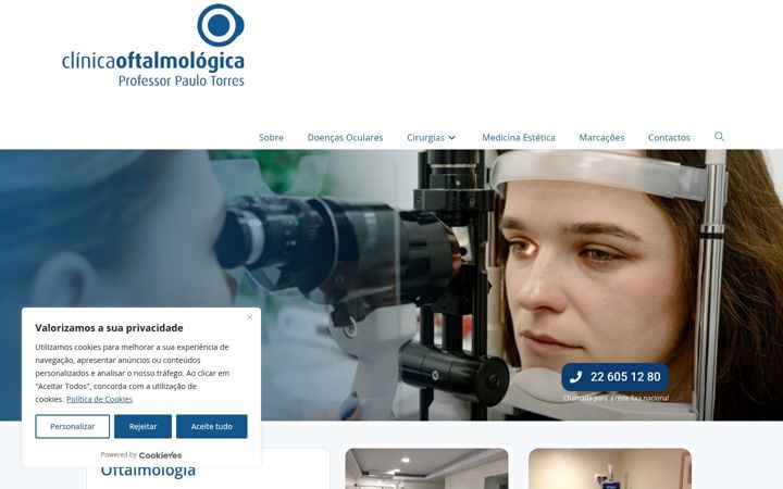 Screenshot di clinicaprofpaulotorres.pt