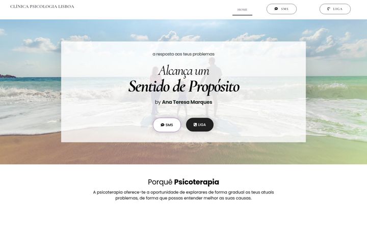Screenshot of clinicapsicologialisboa.com