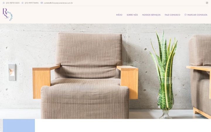Screenshot of clinicareconectarse.com.br