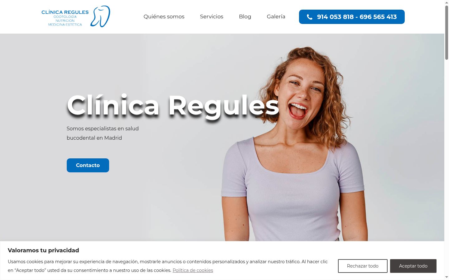 Sutikimo reklamjuostės, rodytos prieš bet kokią sąveiką, ekrano kopija