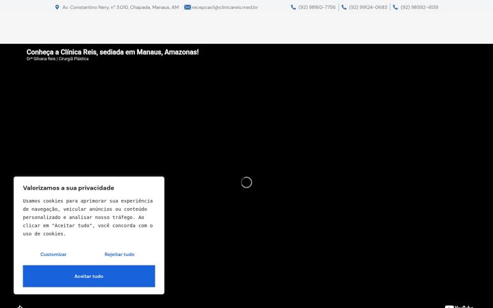 Screenshot of clinicareis.med.br