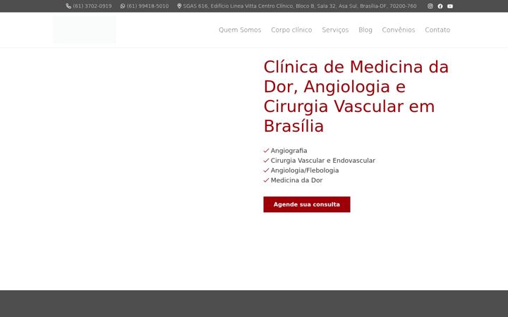 Screenshot of clinicareju.com.br