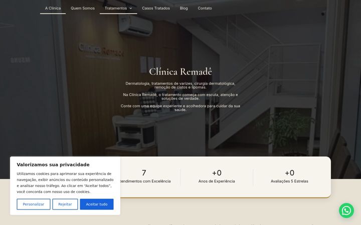 Képernyőkép: clinicaremade.com.br