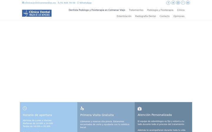 Captura de ecrã de clinicaremedios.es