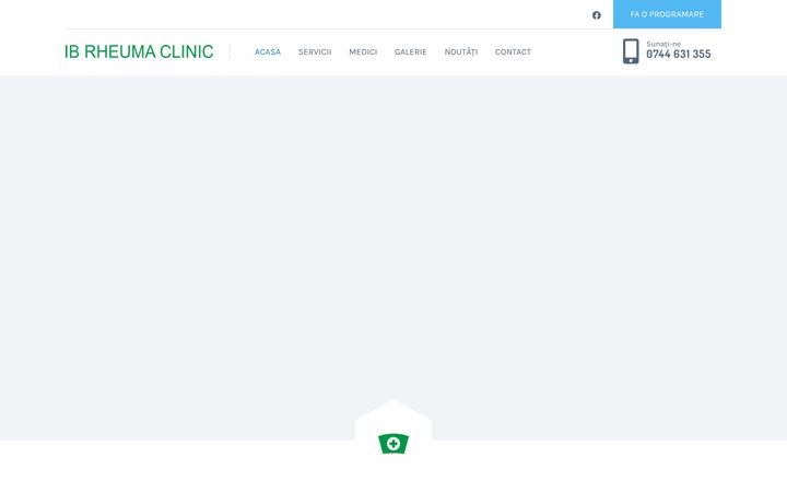 Zrzut ekranu clinicareumatologie.ro