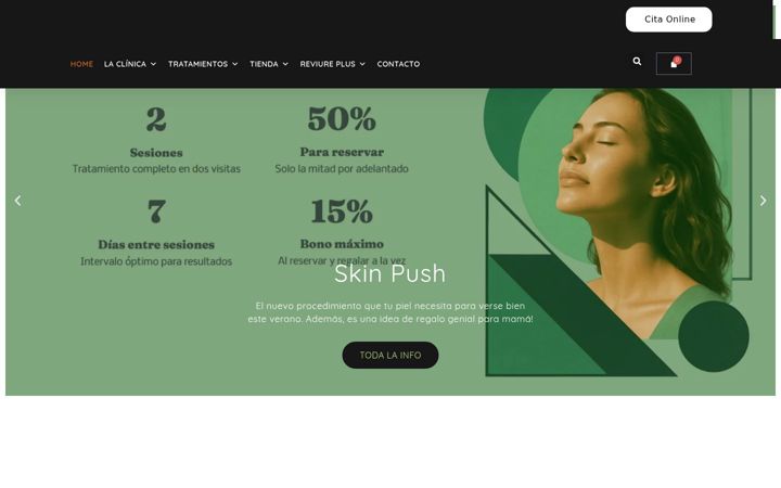 Screenshot of clinicareviure.es
