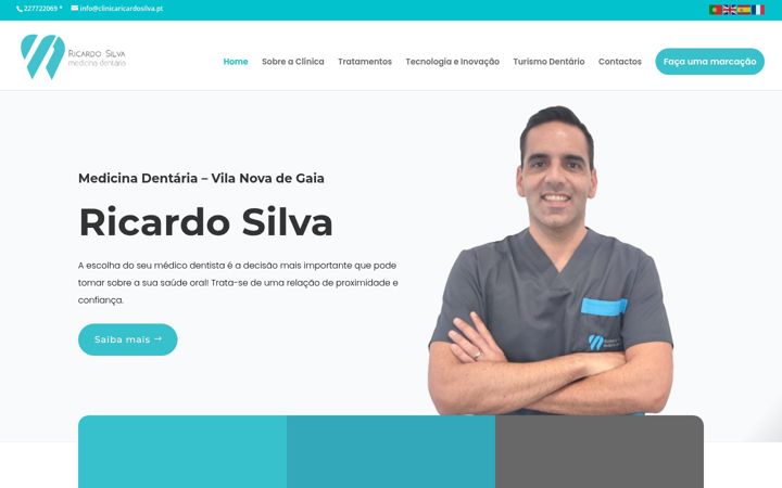 Screenshot di clinicaricardosilva.pt