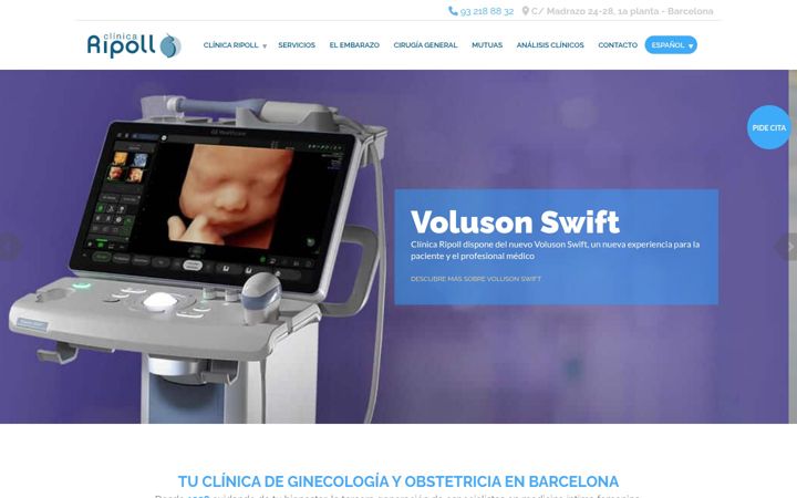 Screenshot of clinicaripoll.es