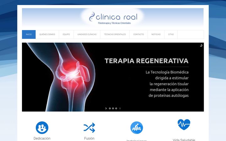 Screenshot of clinicaroal.com