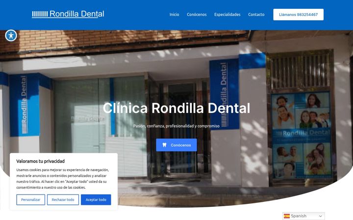 Screenshot of clinicarondilladental.com