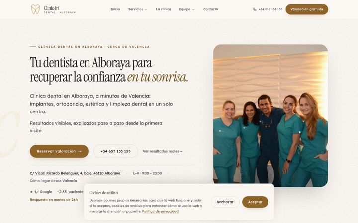 Screenshot of clinicart.es