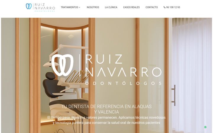 Screenshot of clinicaruiznavarro.com