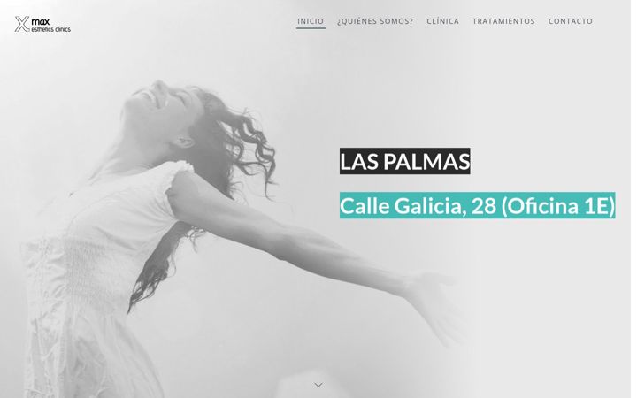Screenshot of clinicas-max.com