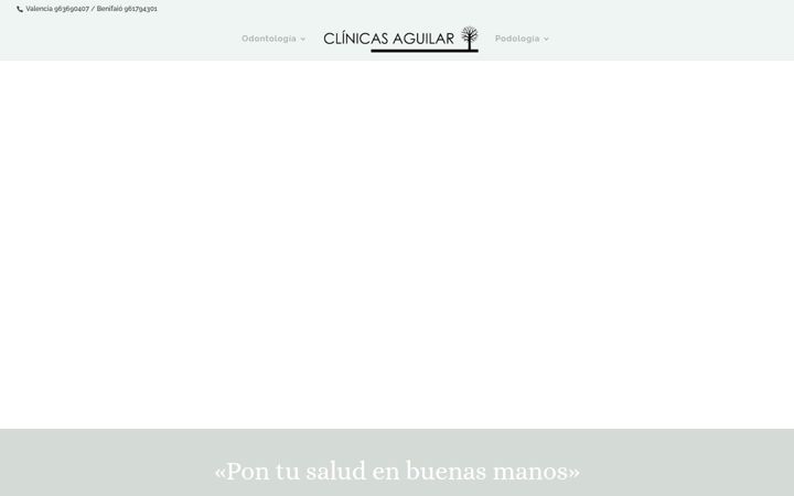 Screenshot του clinicasaguilar.es