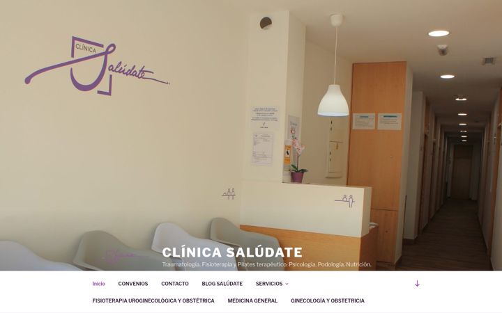Zrzut ekranu clinicasaludate.com